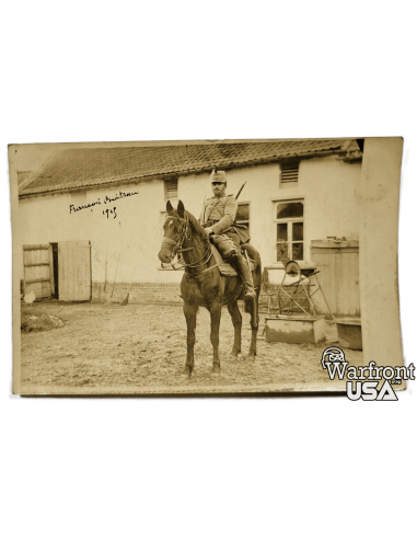 WWI French Military Postal Card - "François Boiteau 1915"