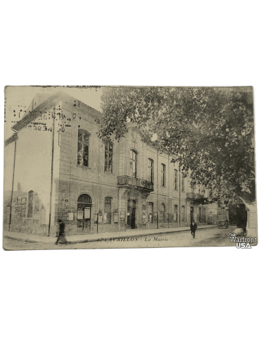 WWI 1914 French Postal Card - "Cavaillon La Mairie"