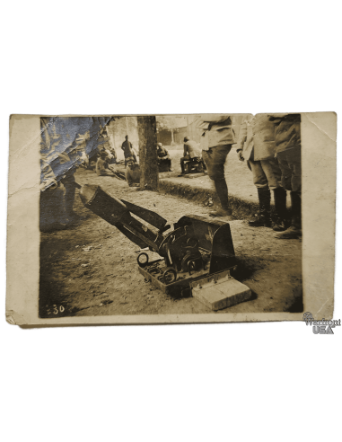 WWI French Military Postal Card - "Crapouillot Mortier (Trench Mortar)"